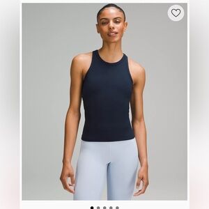lululemon Align™ Waist-Length Racerback Tank Top color True Navy size 8